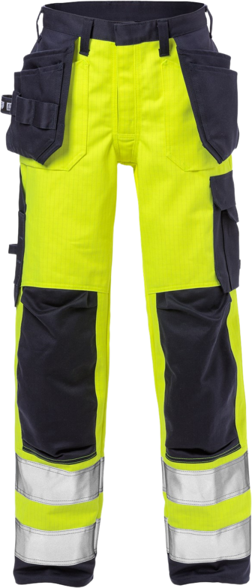 FLAME HIGH VIS RAKENTAJAN HOUSUT NAISTEN LK 2 2589 FLAM
