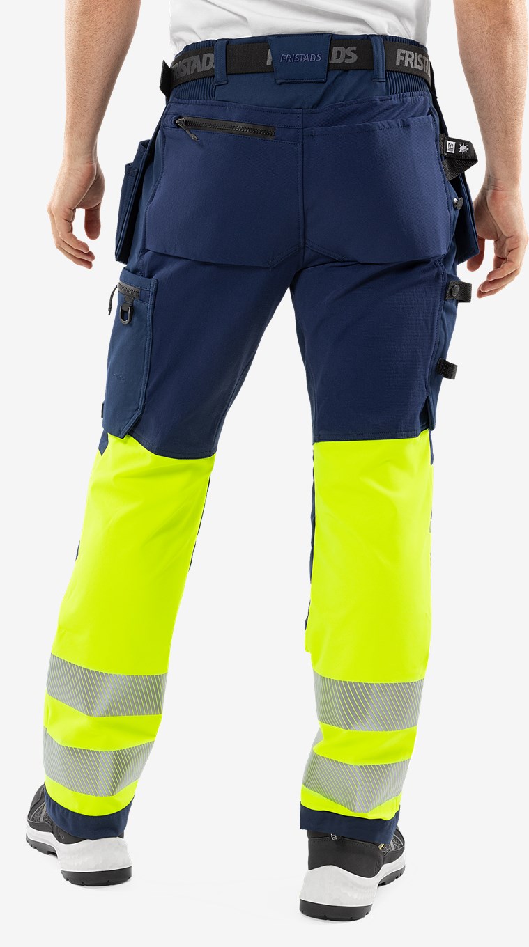 HIGH VIS GREEN RAKENTAJAN STRETCH HOUSUT LK 1 2643 GSTP - Image 6