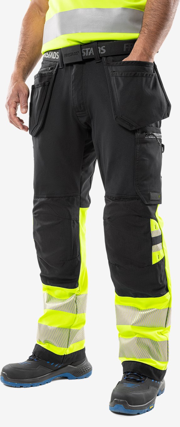 HIGH VIS GREEN RAKENTAJAN STRETCH HOUSUT LK 1 2643 GSTP - Image 15