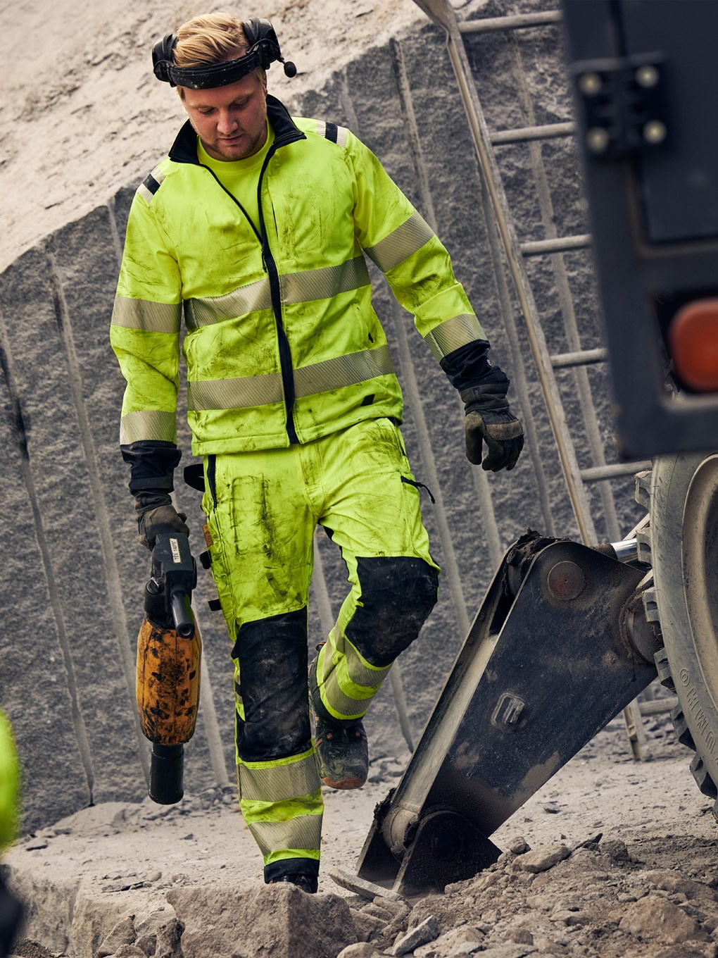 HIGH VIS GREEN STRETCH HOUSUT LK 2 2645 GSTP - Image 8