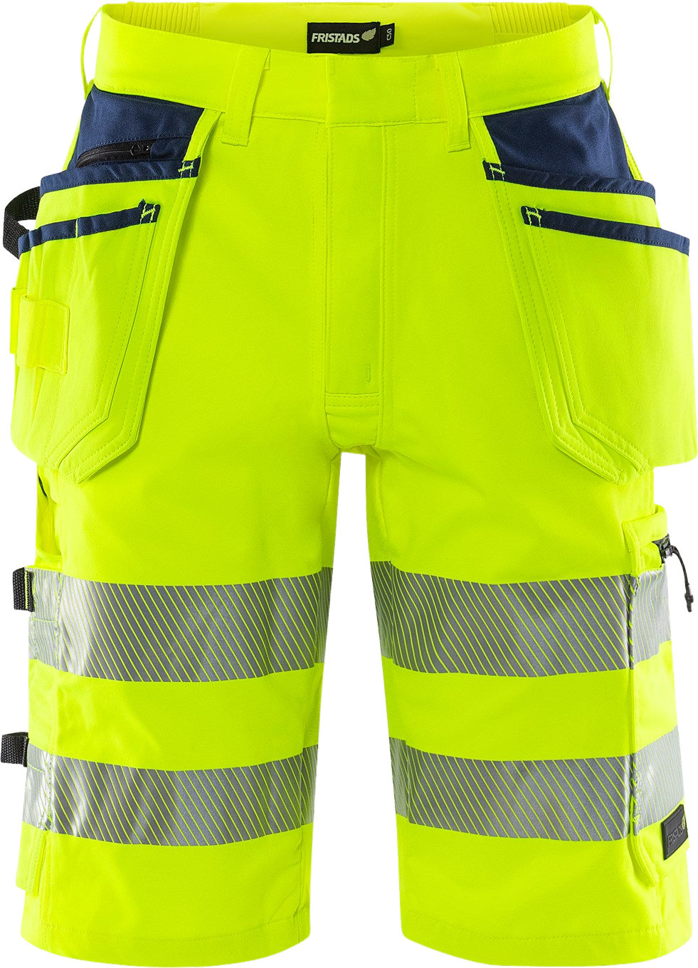 HIGH VIS GREEN RAKENTAJAN STRETCH SHORTSIT LK 2 2646 GSTP