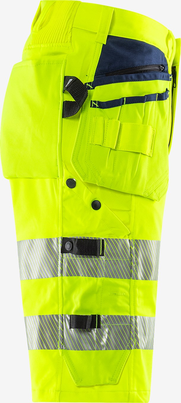 HIGH VIS GREEN RAKENTAJAN STRETCH SHORTSIT LK 2 2646 GSTP - Image 4