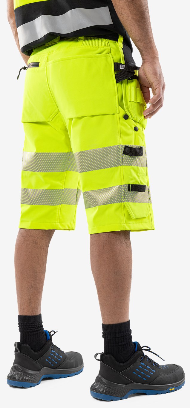 HIGH VIS GREEN RAKENTAJAN STRETCH SHORTSIT LK 2 2646 GSTP - Image 11