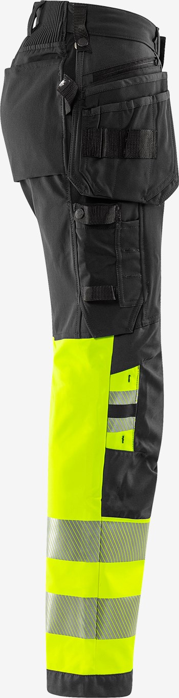 HIGH VIS GREEN RAKENTAJAN STRETCH HOUSUT NAISTEN LK 1 2663 GSTP - Image 16