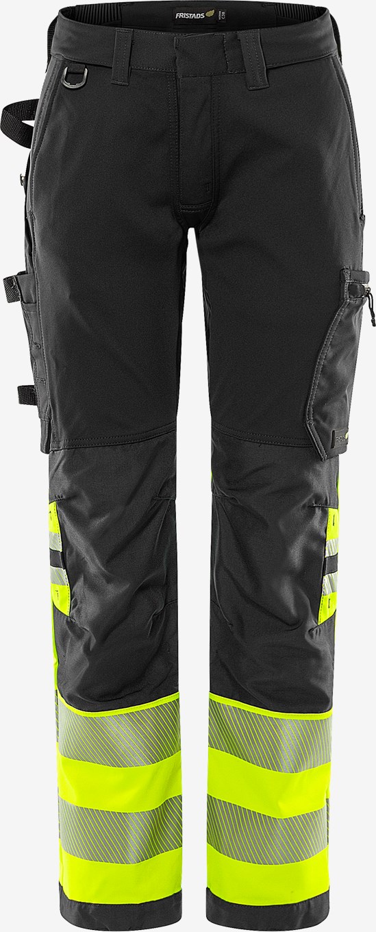 HIGH VIS GREEN RAKENTAJAN STRETCH HOUSUT NAISTEN LK 1 2663 GSTP - Image 13