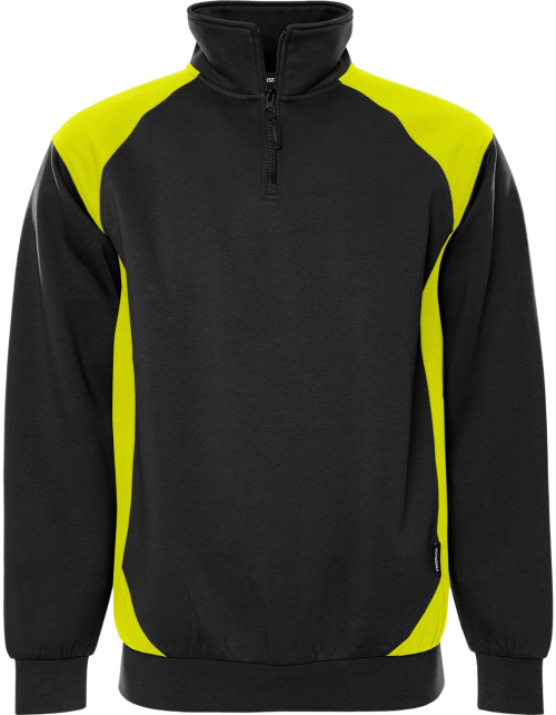 GREEN HALF ZIP COLLEGEPAITA 7048 GSM