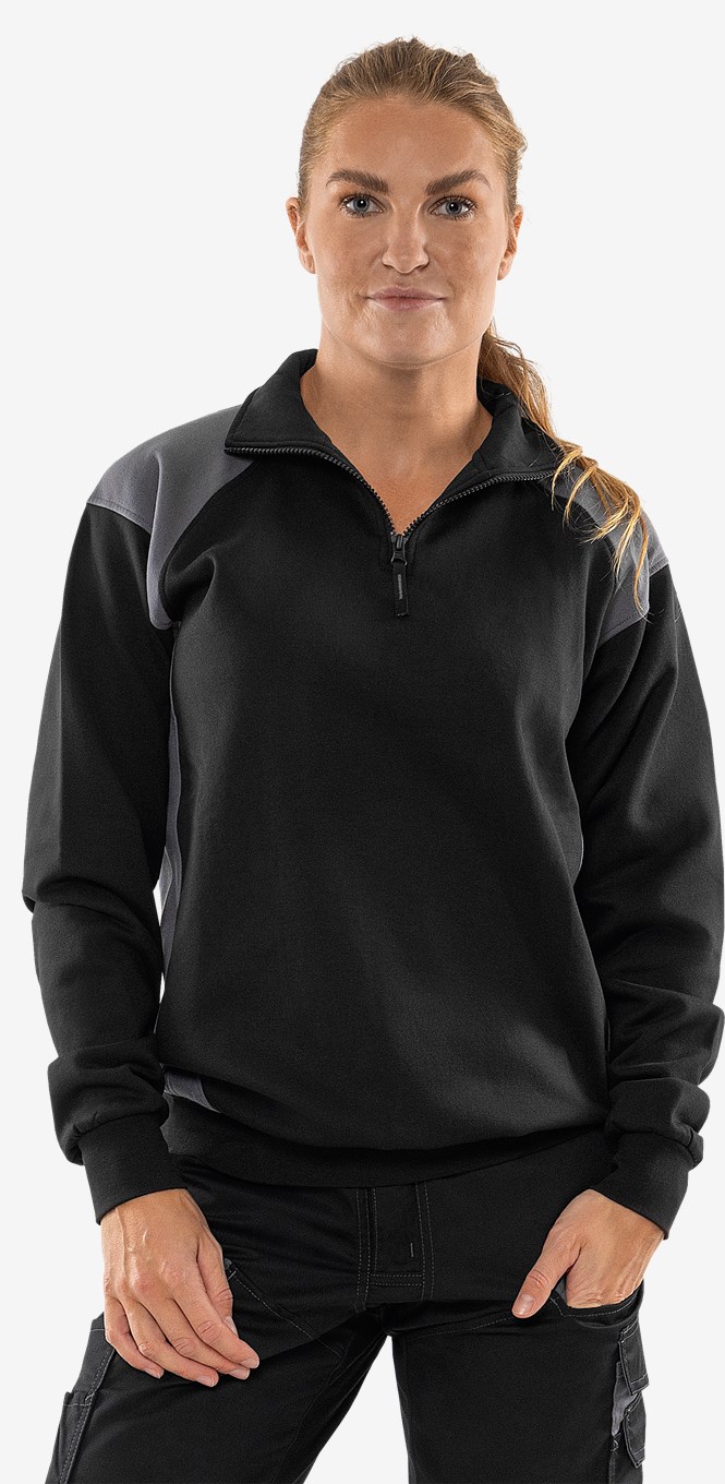 GREEN HALF ZIP COLLEGEPAITA 7048 GSM - Image 23
