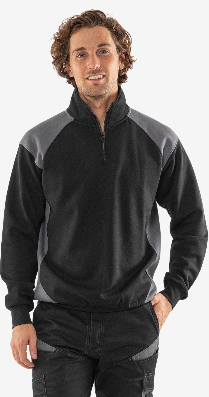 GREEN HALF ZIP COLLEGEPAITA 7048 GSM - Image 22