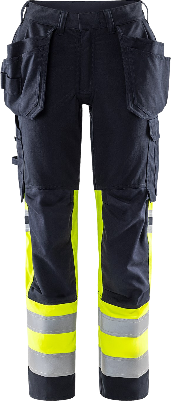 FLAMESTAT HIGH VIS RAKENTAJAN STRETCH HOUSUT NAISTEN LK 1 2271 ATHF