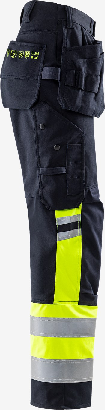 FLAMESTAT HIGH VIS RAKENTAJAN STRETCH HOUSUT NAISTEN LK 1 2271 ATHF - Image 4