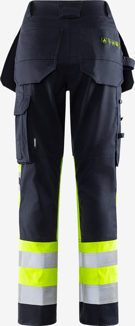 FLAMESTAT HIGH VIS RAKENTAJAN STRETCH HOUSUT NAISTEN LK 1 2271 ATHF - Image 2