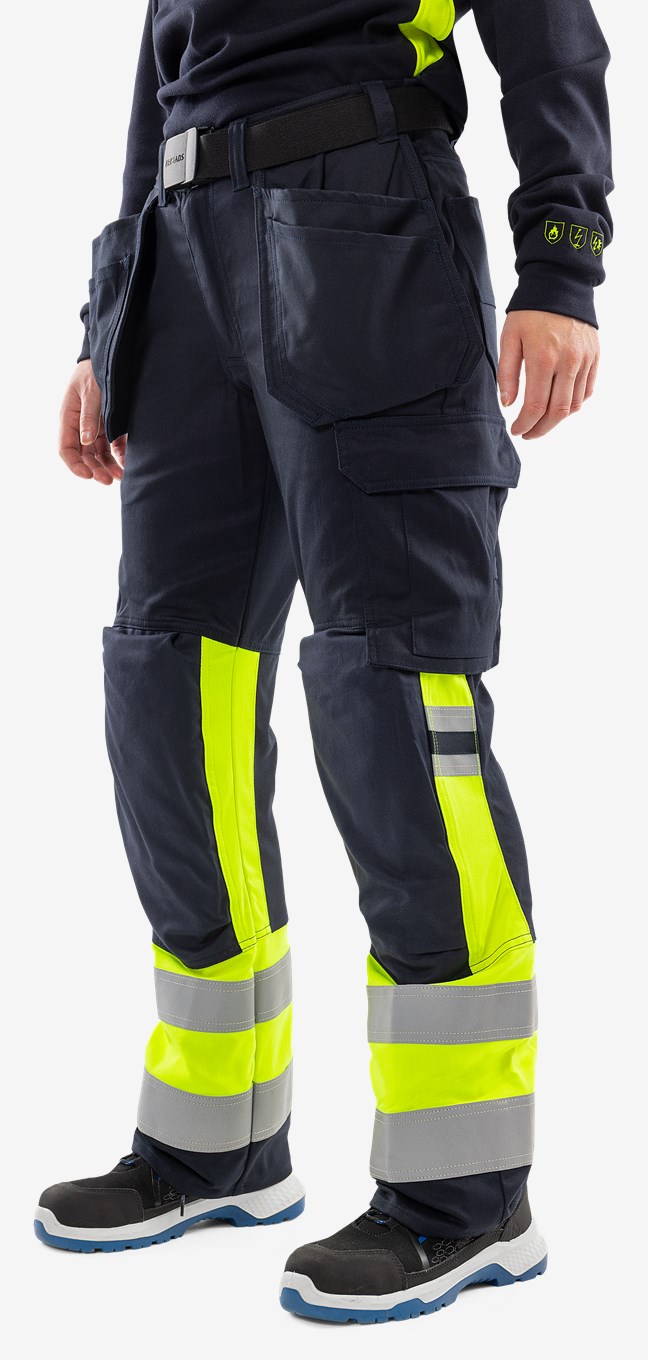 FLAMESTAT HIGH VIS RAKENTAJAN STRETCH HOUSUT NAISTEN LK 1 2271 ATHF - Image 5